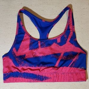 Champion C9 Blue and Pink Sports Bra Medium